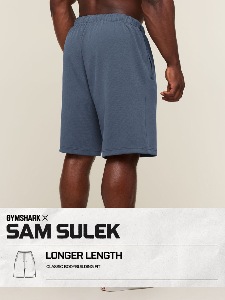 Gymshark x Sam Sulek Shorts — Shadow Blue — 3
