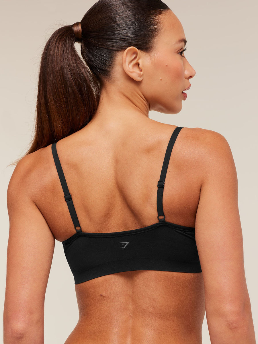Gymshark FeatherForm™ V-Neck Bralette — Black — 5