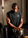 Gymshark Accent Capped Sleeve T-Shirt — Black — 2