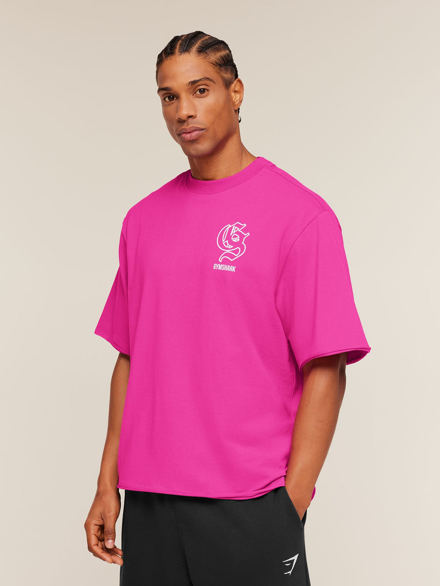 Gymshark Performance T-Shirt — Super-Set Pink — 3