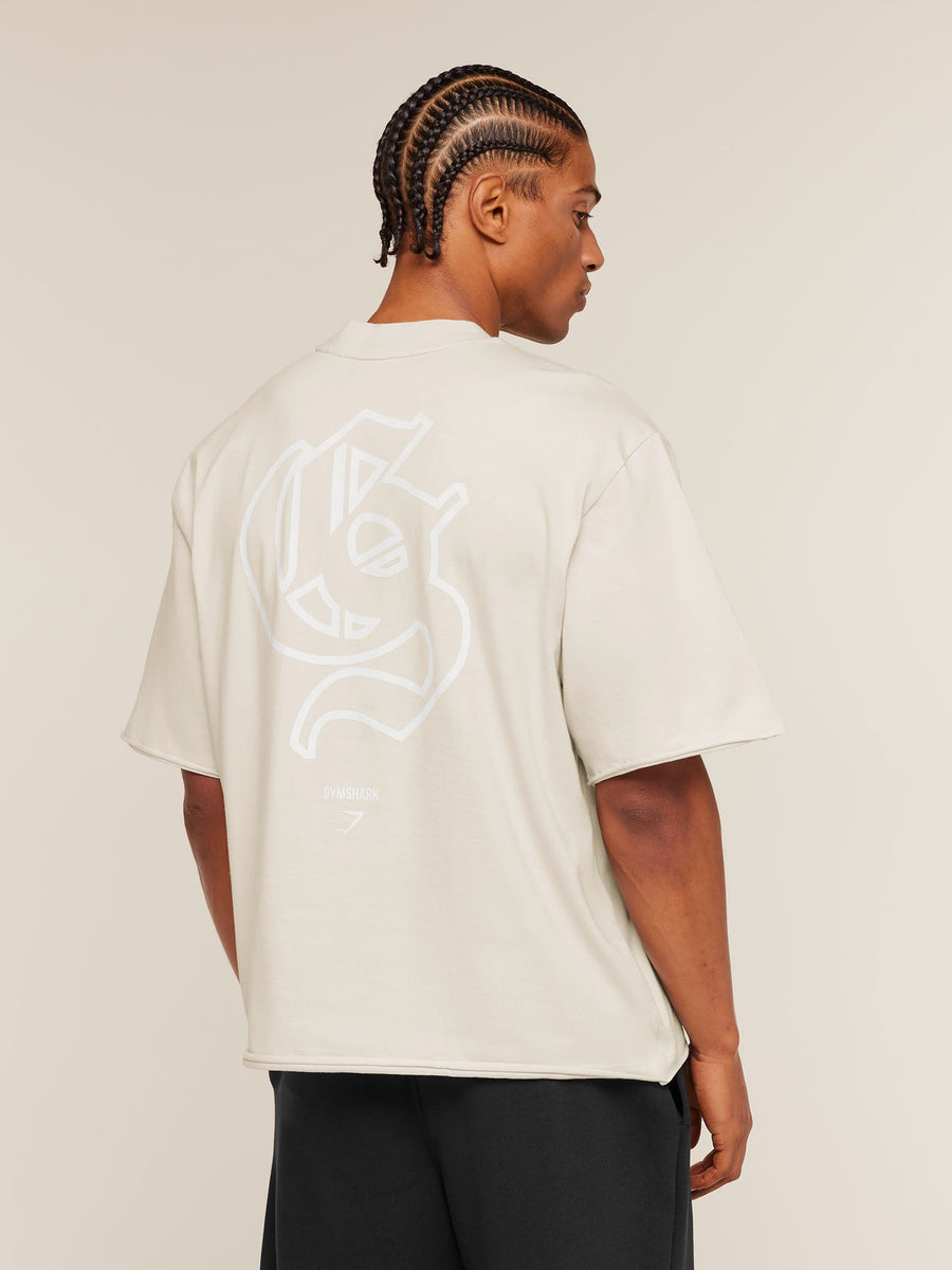 Gymshark Performance T-Shirt — Tinted White — 1