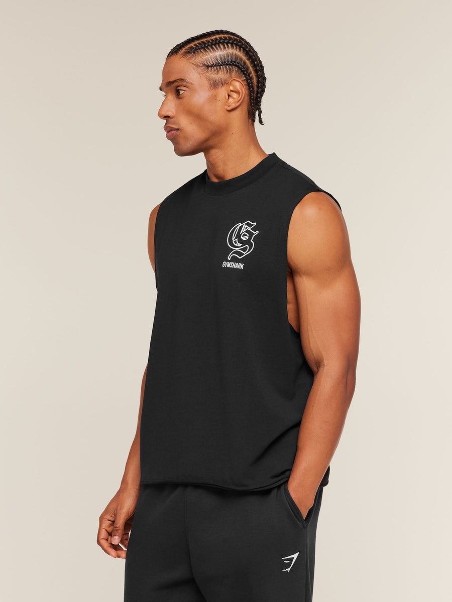 Gymshark Performance Tank — Black — 3