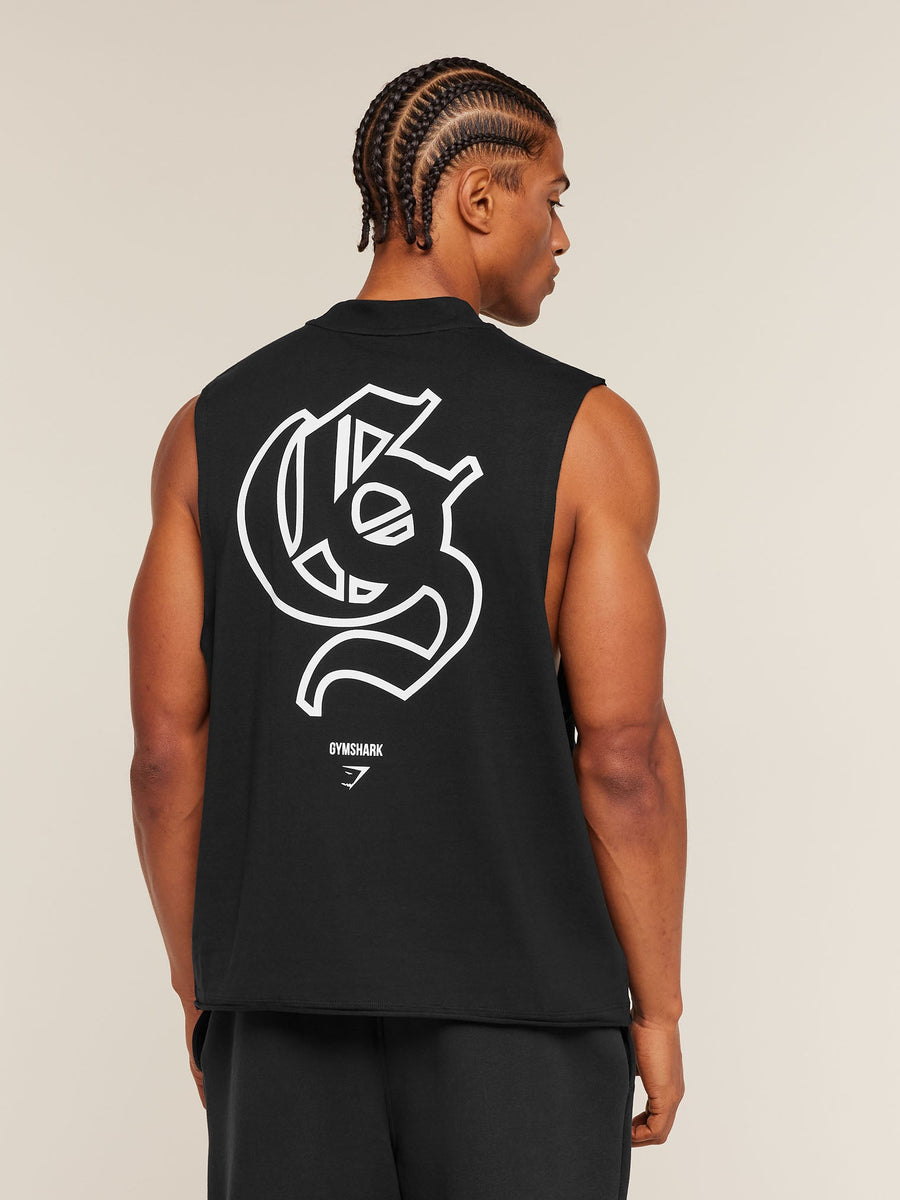 Gymshark Performance Tank — Black — 1