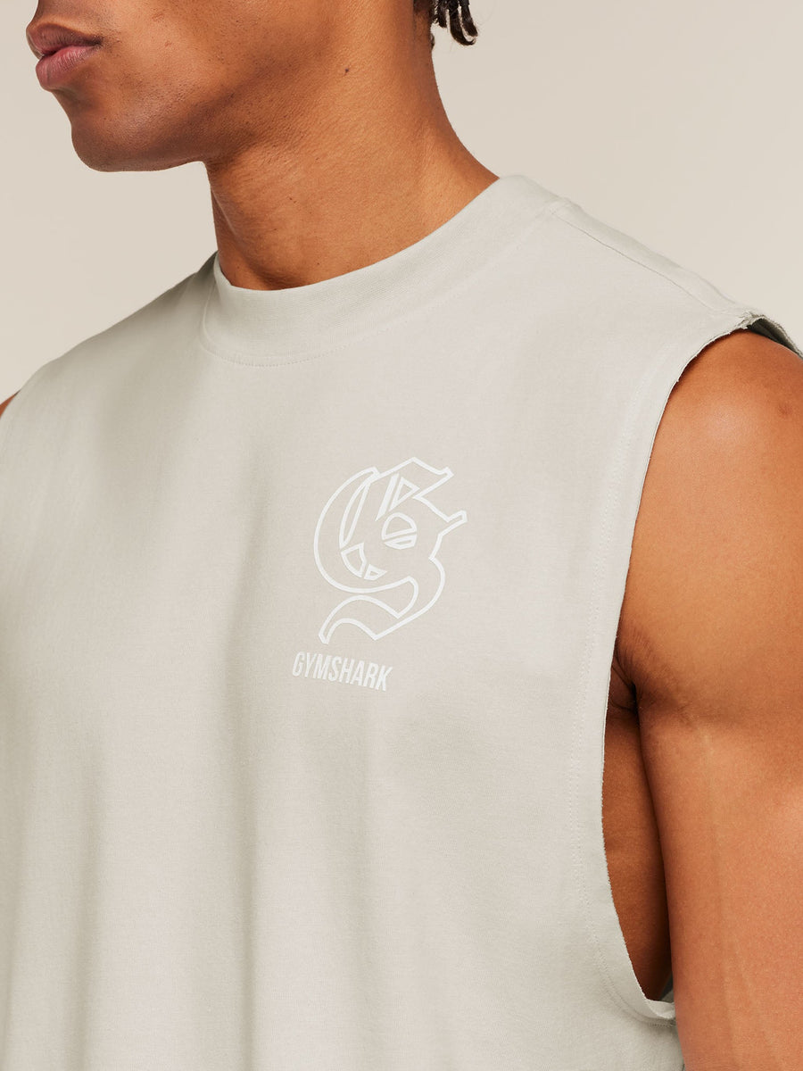 Gymshark Performance Tank — Tinted White — 5