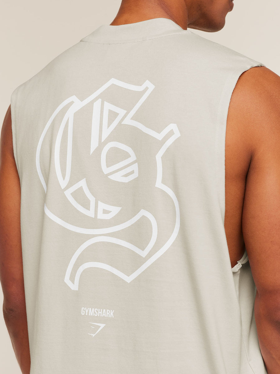 Gymshark Performance Tank — Tinted White — 6