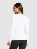 Gymshark Training Baselayer Long Sleeve Top — White — 2