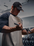 Gymshark x Sam Sulek Raglan Top — Bros Soft Grey Marl/Cherry Purple/Wash — 2