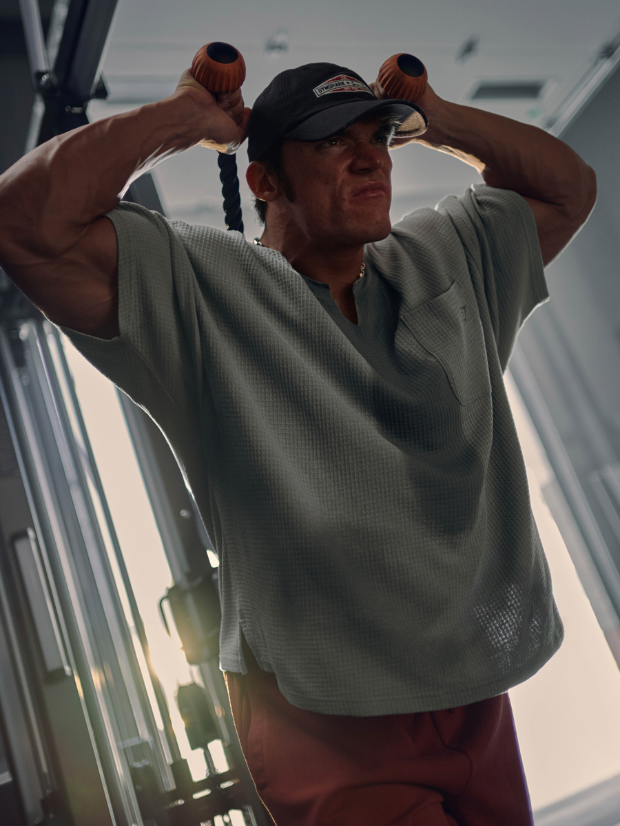 Gymshark x Sam Sulek T-Shirt — Smokey Grey/Wash — 2