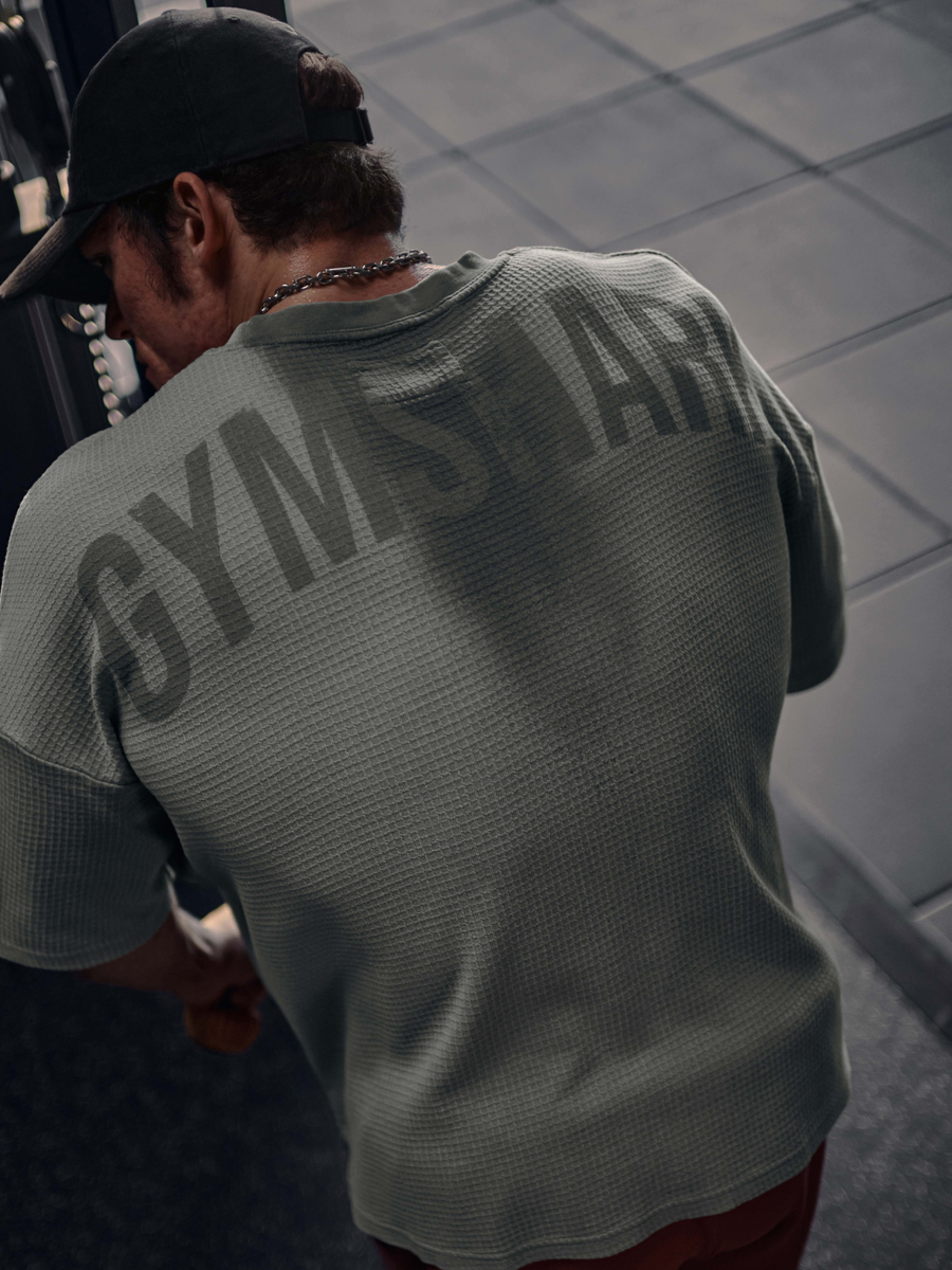 Gymshark x Sam Sulek T-Shirt — Smokey Grey/Wash — 5