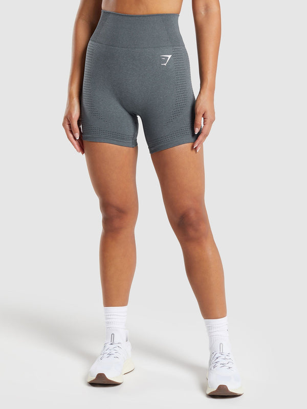 Gymshark Vital Seamless Shorts — Strong Grey Marl