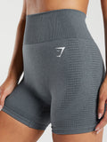 Gymshark Vital Seamless Shorts — Strong Grey Marl — 5