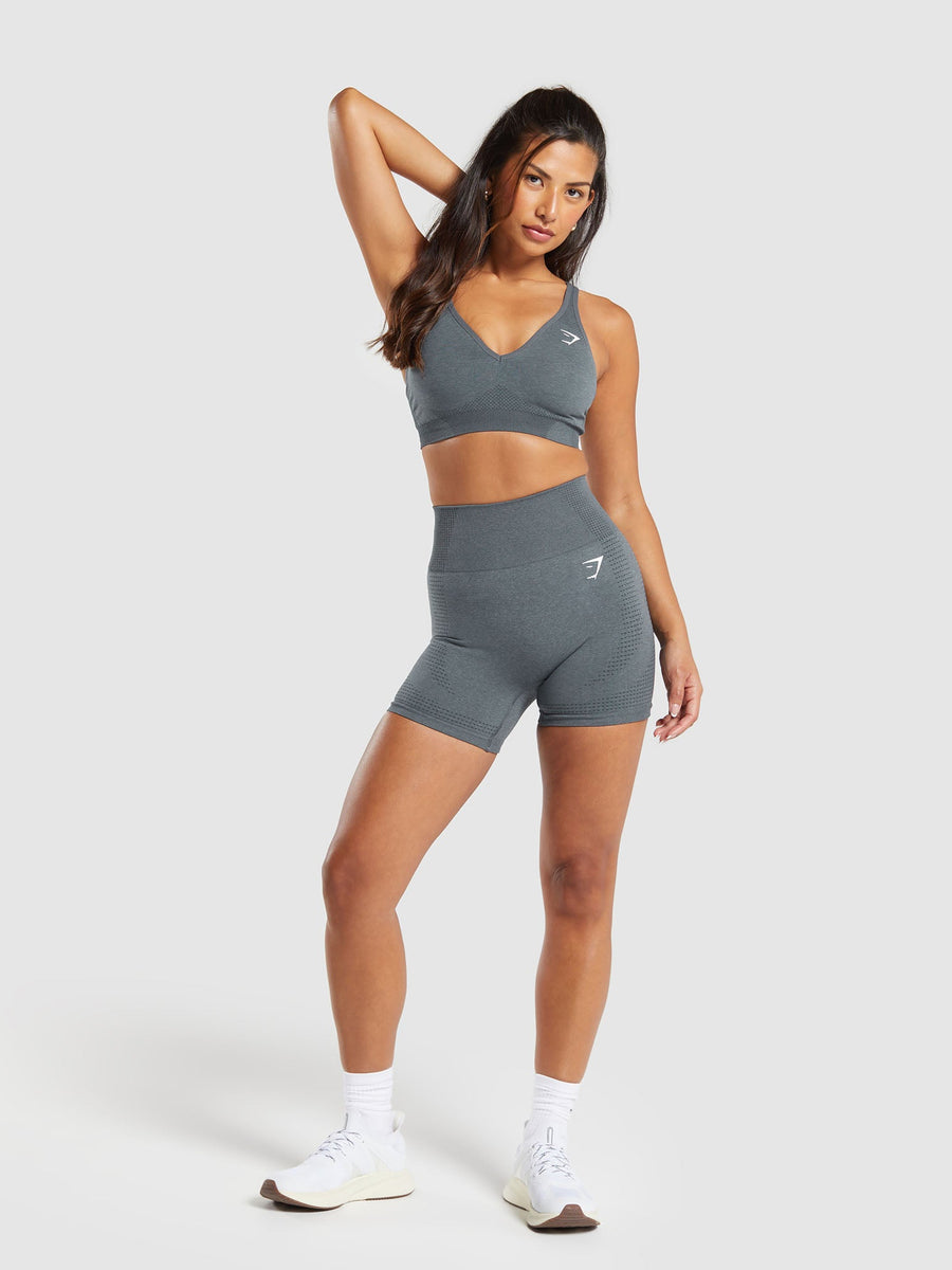 Gymshark Vital Seamless Shorts — Strong Grey Marl — 4