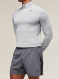 Gymshark Vital 1/4 Zip — Light Grey/Smokey Grey — 3