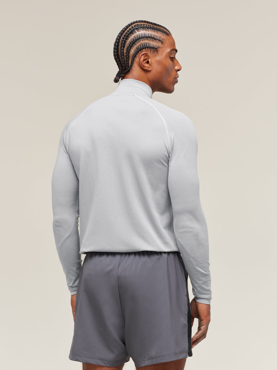 Gymshark Vital 1/4 Zip — Light Grey/Smokey Grey — 2