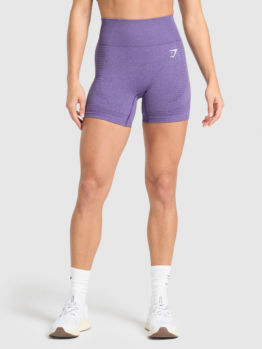 Gymshark Vital Seamless Shorts — Functional Purple Marl — 1