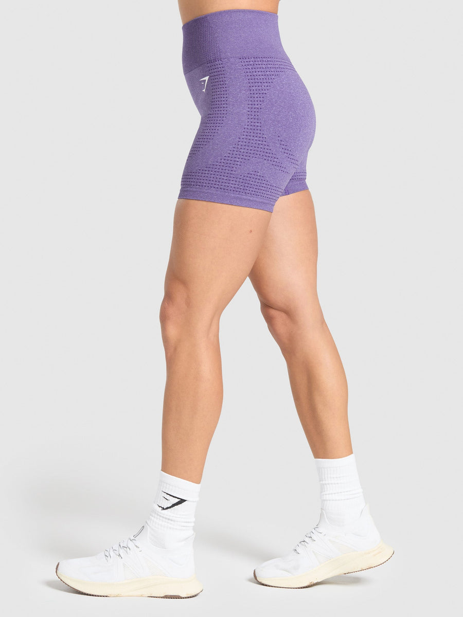 Gymshark Vital Seamless Shorts — Functional Purple Marl — 3