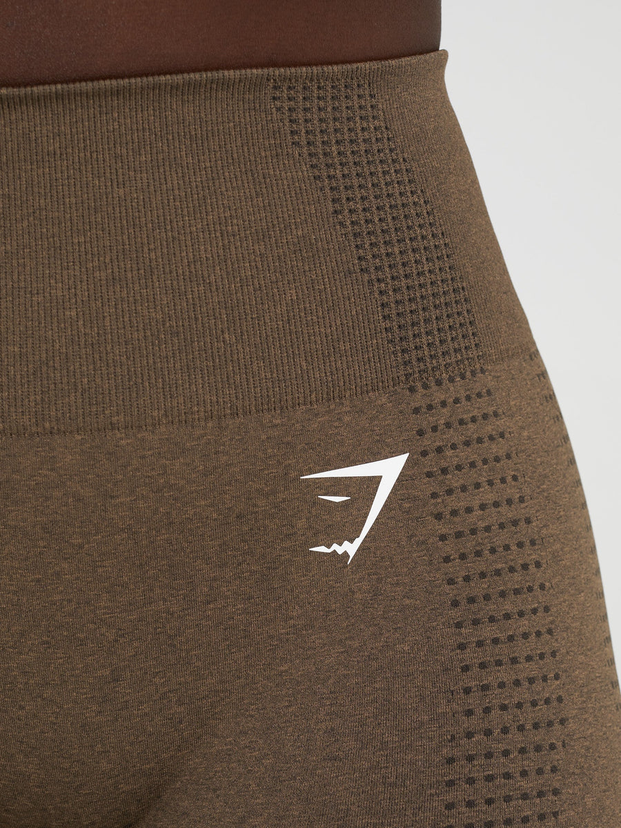 Gymshark Vital Seamless Shorts — Espresso Marl — 7