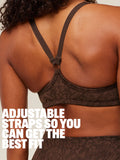 Gymshark Adapt Animal X Whitney Sports Bra — Archive Brown /  Soft Brown — 2