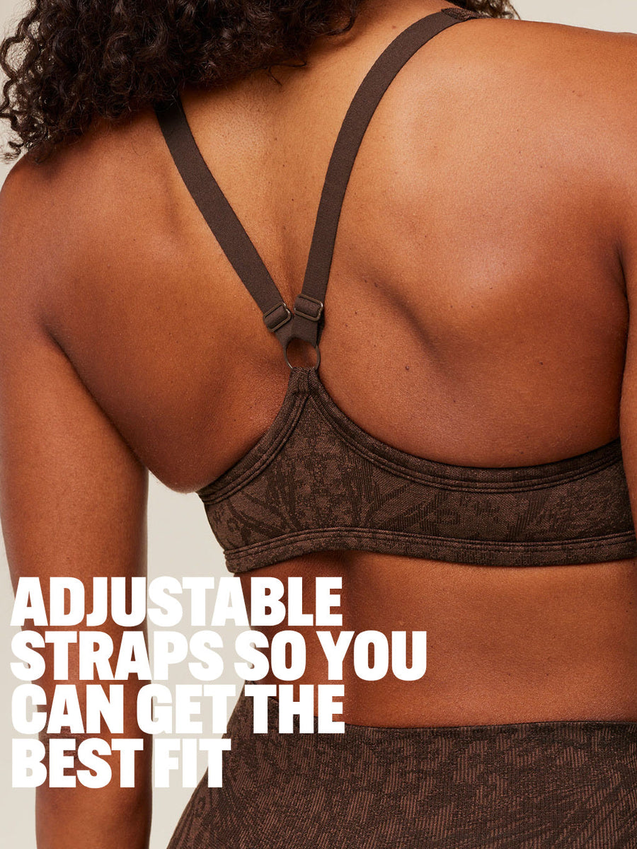 Gymshark Adapt Animal X Whitney Sports Bra — Archive Brown /  Soft Brown — 2