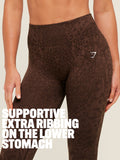 Gymshark Adapt Animal X Whitney Leggings — GS Archive Brown/GS Soft Brown — 2