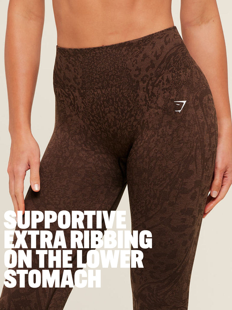 Gymshark Adapt Animal X Whitney Leggings — GS Archive Brown/GS Soft Brown — 2