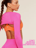 Gymshark Relay Seamless Shrug — Electric Pink — 3