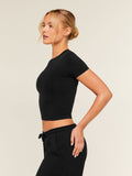 Gymshark FeatherForm™ Short Sleeve T-Shirt — Black — 4
