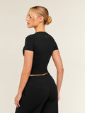 Gymshark FeatherForm™ Short Sleeve T-Shirt — Black — 3