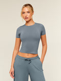Gymshark FeatherForm™ Short Sleeve T-Shirt — Iron Blue — 1