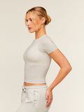 Gymshark FeatherForm™ Short Sleeve T-Shirt — Pebble Grey — 5