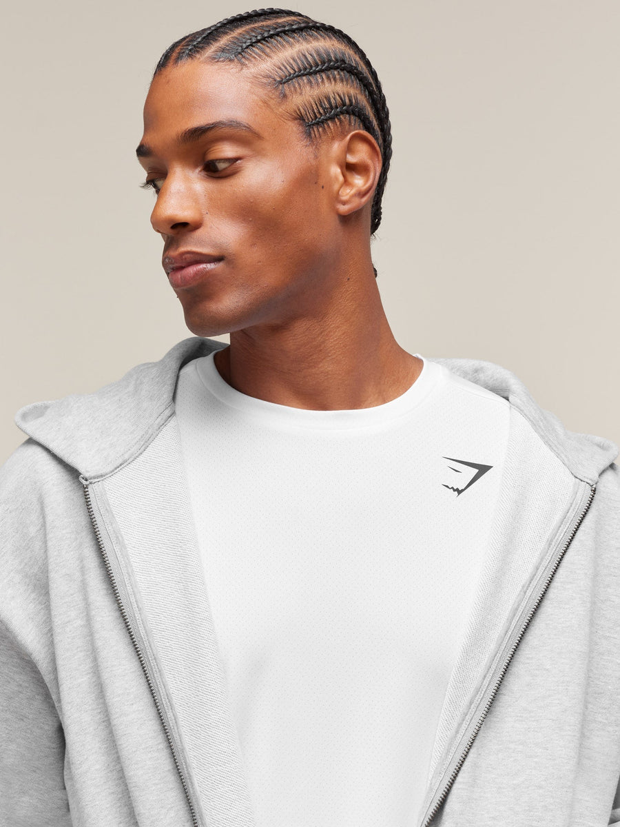 Gymshark Arrival T-Shirt — White — 3