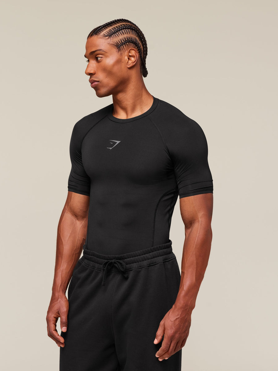 Gymshark Element Baselayer T-Shirt — Black — 5