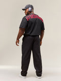 Gymshark Power T-Shirt — Black/Conditioning Red — 7