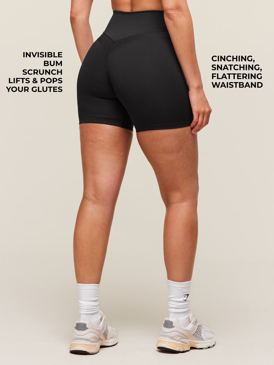 Gymshark Whitney Shorts — Black — 2