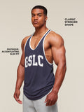 Gymshark Collegiate Ringer Stringer — Heavy Blue — 3