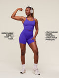 Gymshark Energise Seamless Crop Top — Cobalt Purple — 3