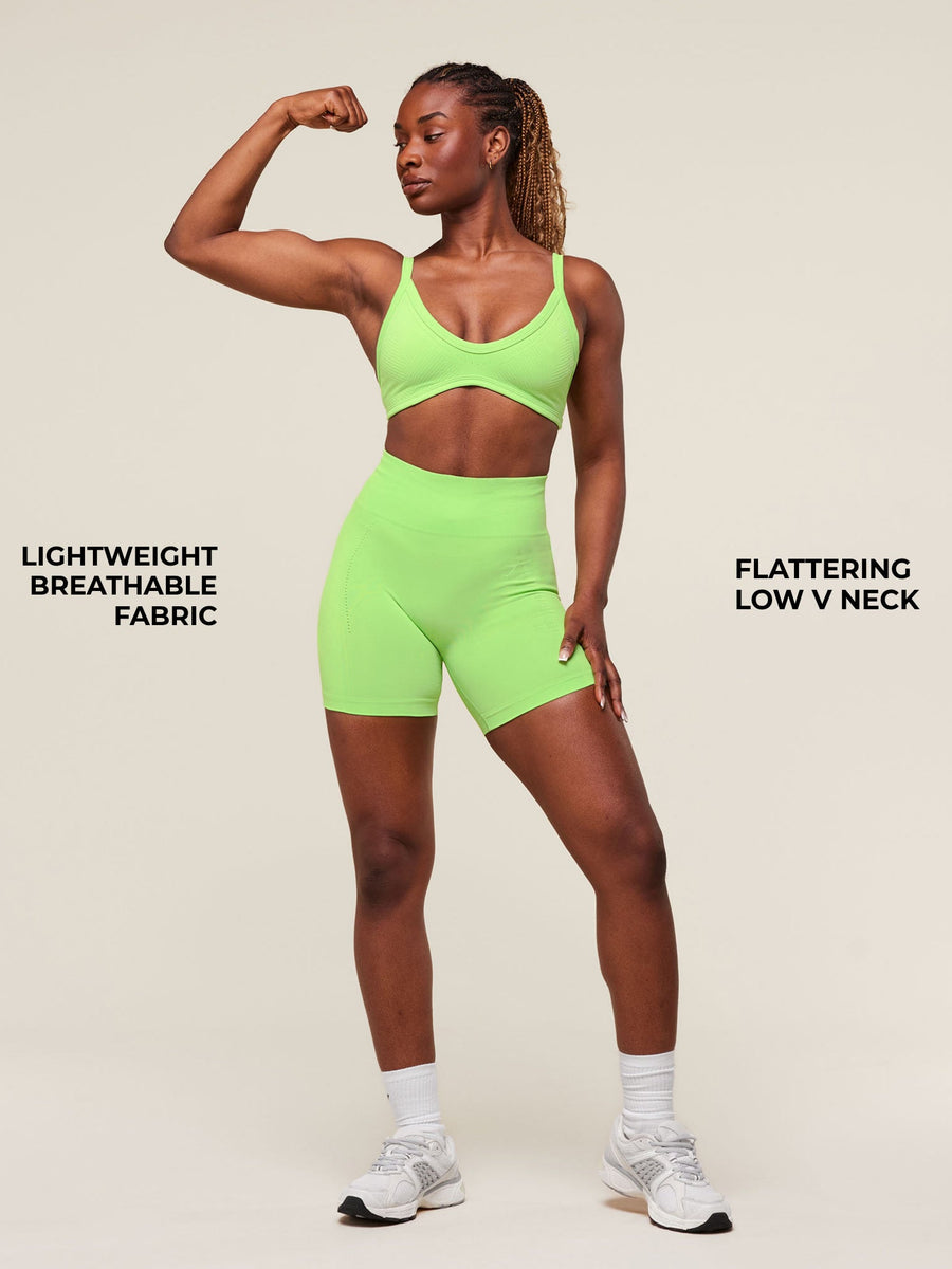 Gymshark Energise Seamless Sports Bra — Energy Gelato Green — 3