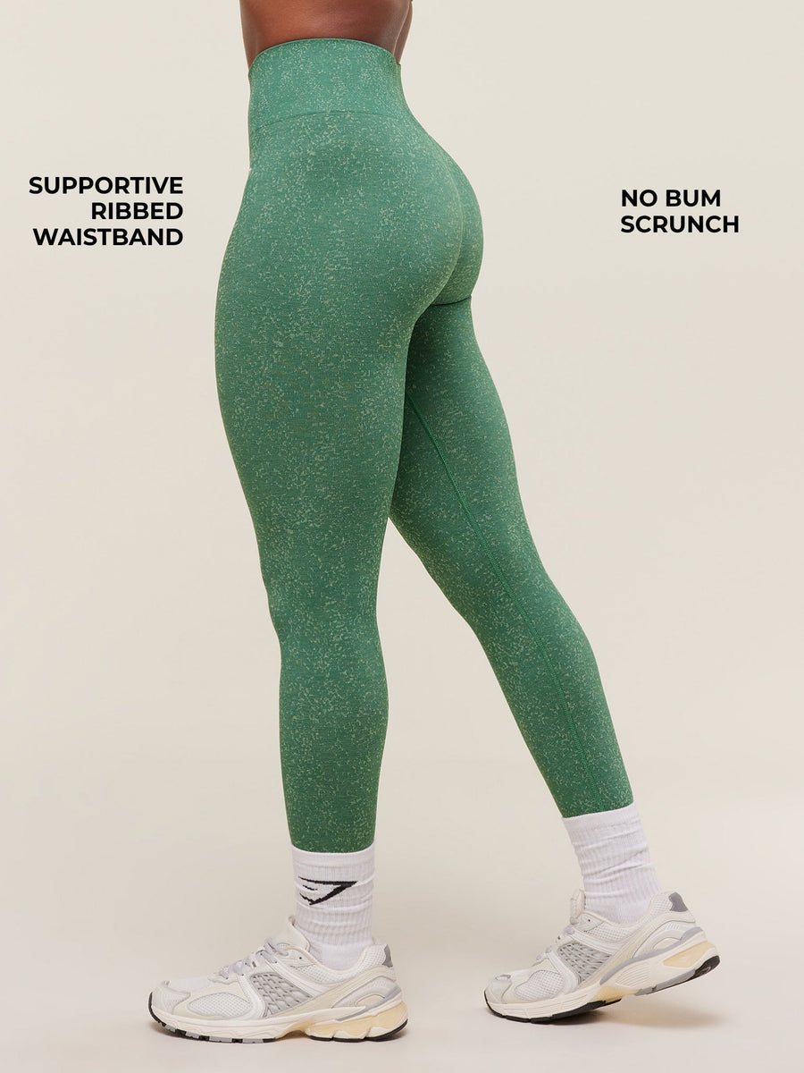 Gymshark Adapt Fleck x Whitney Leggings — Lift Green/Clay Green — 3