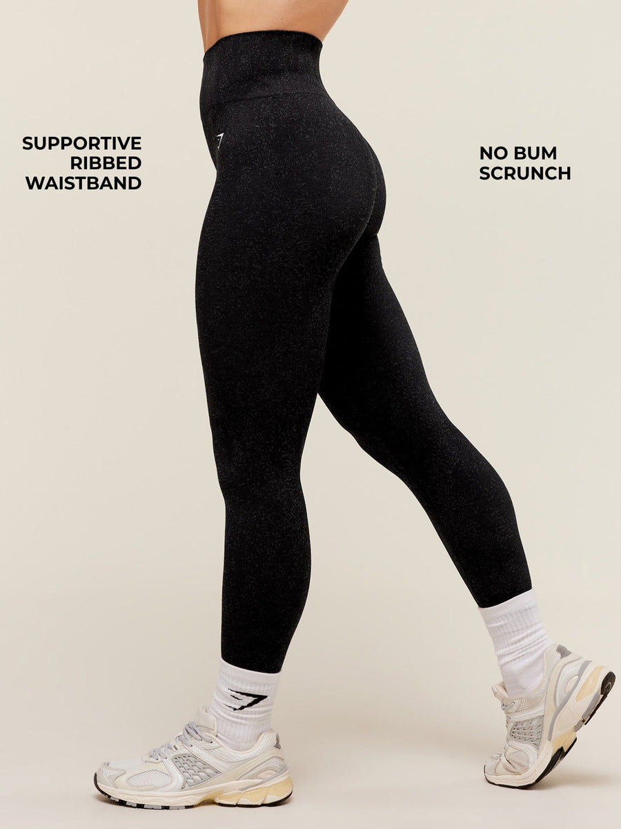 Gymshark Adapt Fleck x Whitney Leggings — Mineral/Black — 4