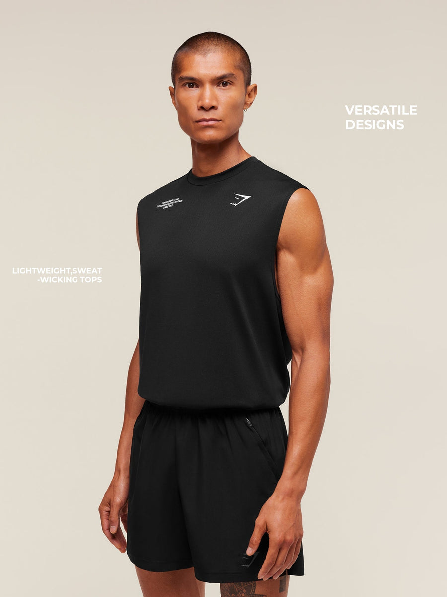 Gymshark Conditioning Club Tank — Black — 4