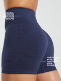 Gymshark Vital Seamless Shorts — Heavy Blue Marl — 2