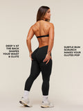 Gymshark Lifting Dipped Waistband Leggings — Black — 2
