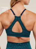 Gymshark Adapt Animal Seamless Sports Bra — Navy/Brand Blue — 5