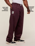 Gymshark Straight Leg Pumper Pants — Cherry Purple — 3
