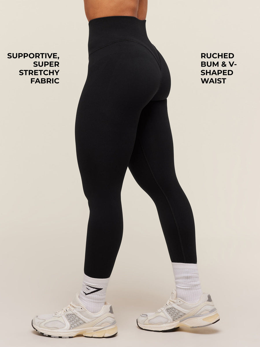 Gymshark Activate Seamless Leggings — Black — 2