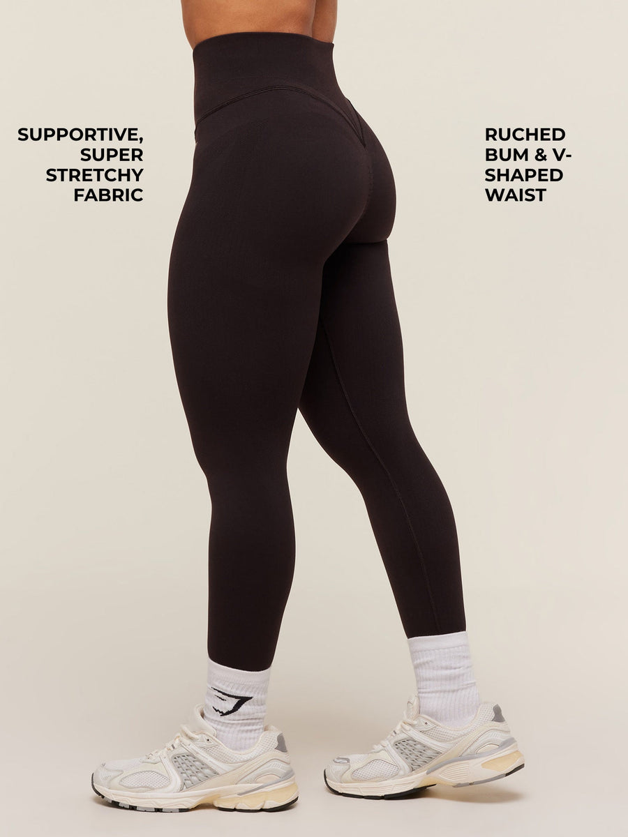 Gymshark Activate Seamless Leggings — Plum Brown — 2