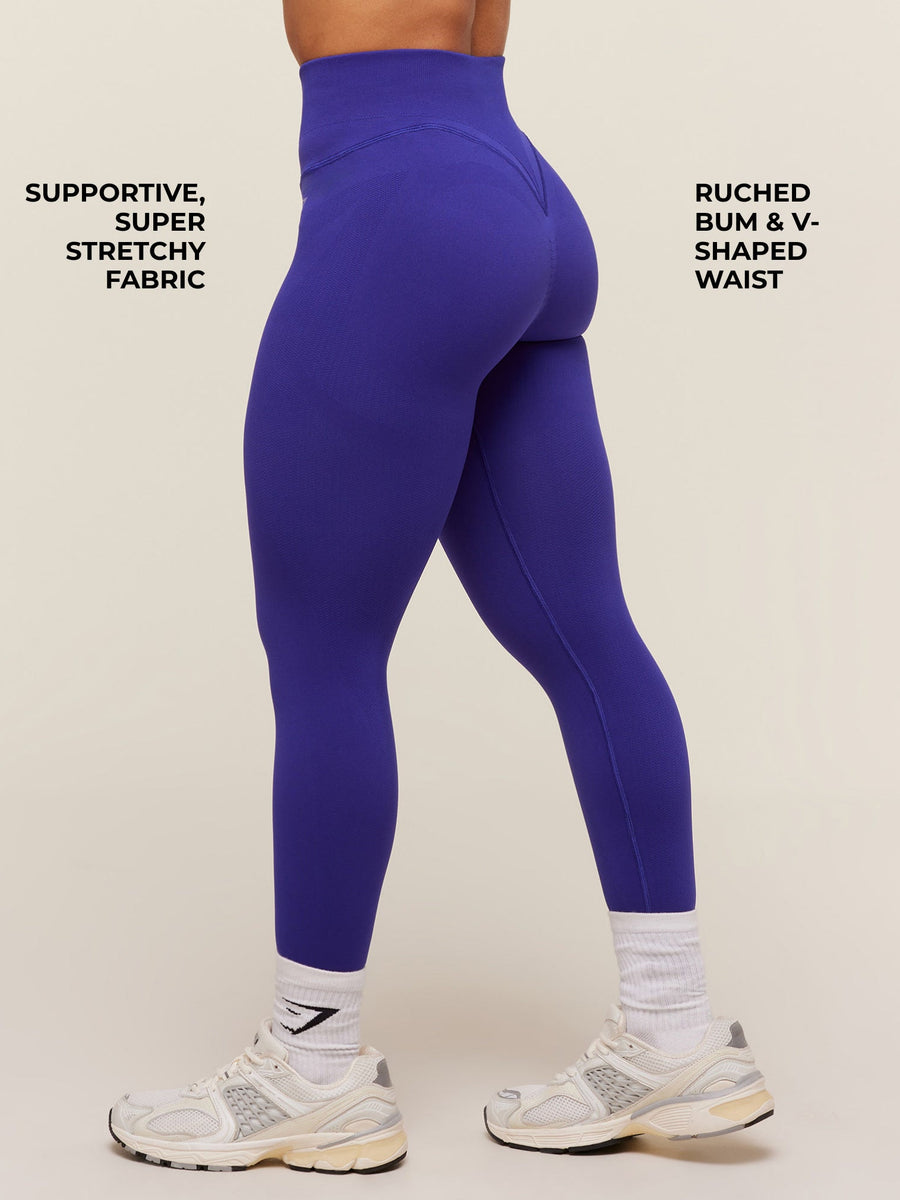 Gymshark Activate Seamless Leggings — Cobalt Purple — 2