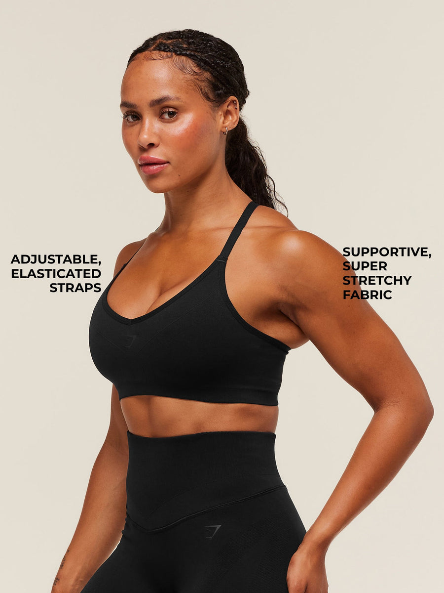 Gymshark Activate Seamless Bralette — Black — 2