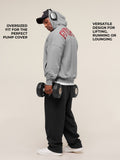 Gymshark Power Zip Up Hoodie — Charcoal Core Marl — 2