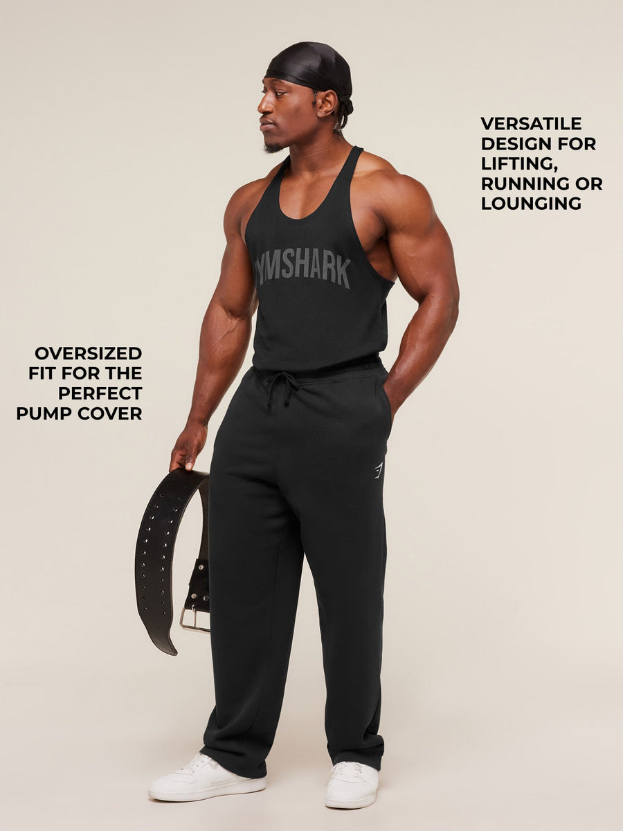 Gymshark Power Stringer — Black/Asphalt Grey — 3